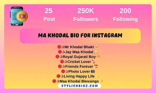 Ma Khodal Instagram Bio