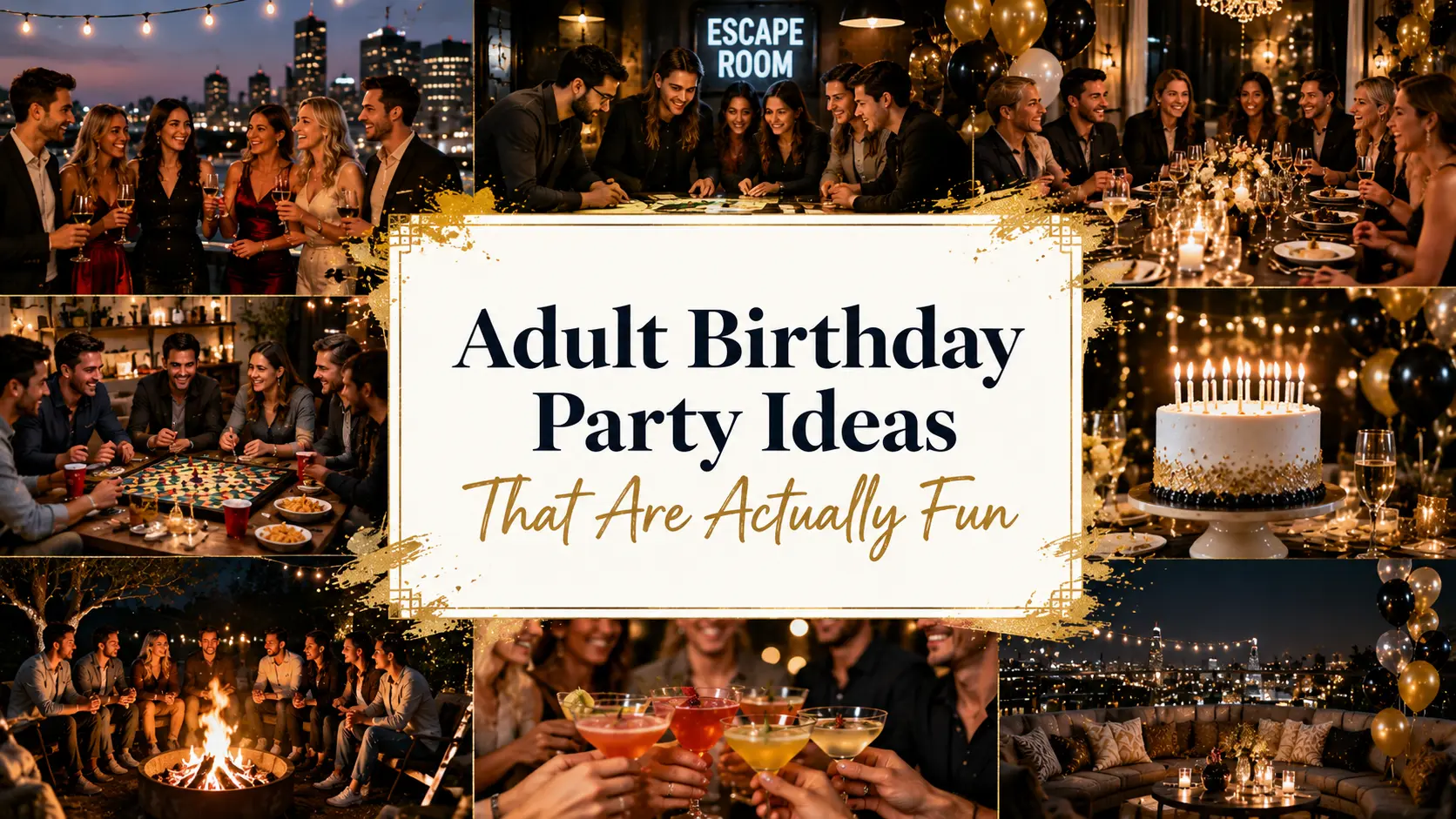 Adult Birthday Party Ideas That Are Actually Fun