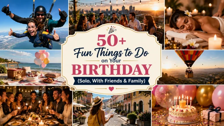 Fun Things to Do on Your Birthday
